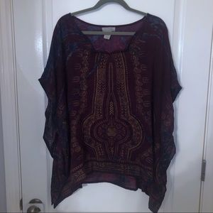☮️EUC! World Market Flowy Hippie Blouse☮️